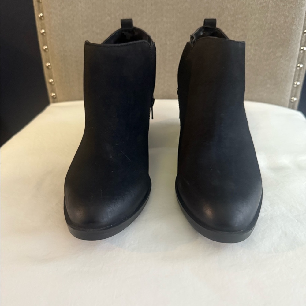 Sonoma Black Ankle Booties with Buckle - Picture 3 of 4